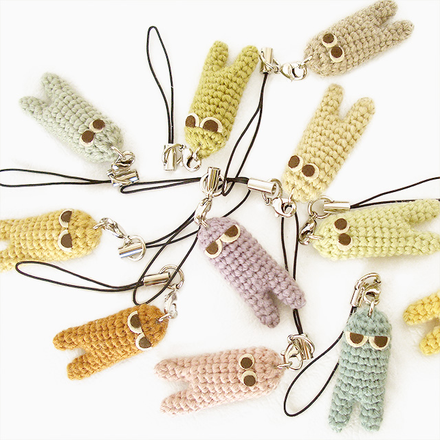 あみぐるみ　ミニストラップ