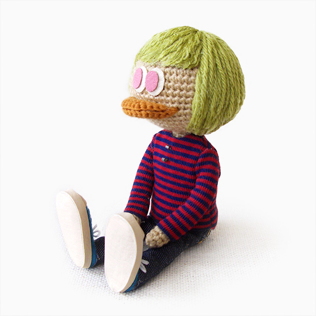 あみぐるみ　アヒル口の男の子