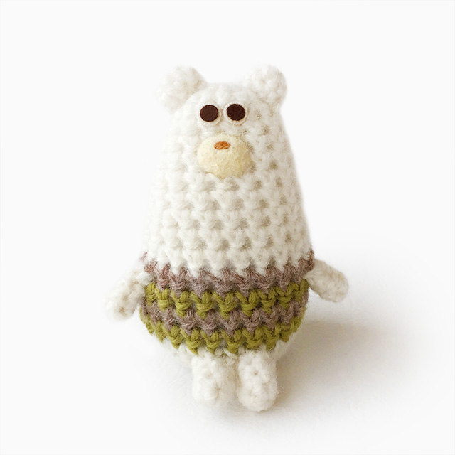 あみぐるみ シロクマーゴ